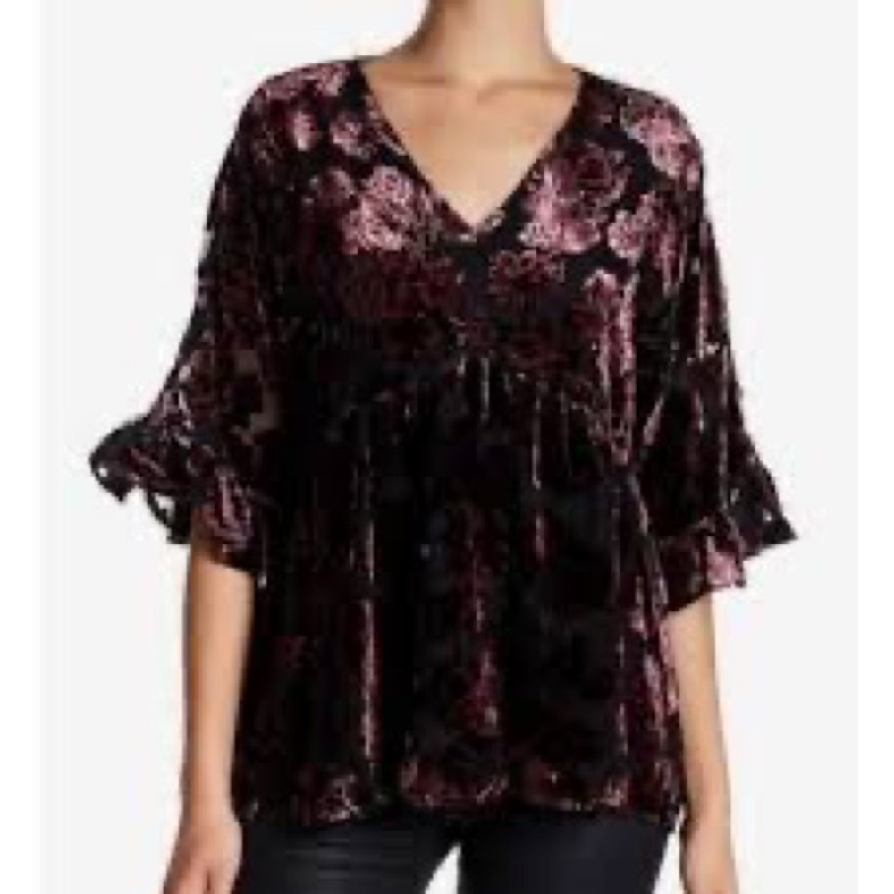 DR2, velvet, plum, size small